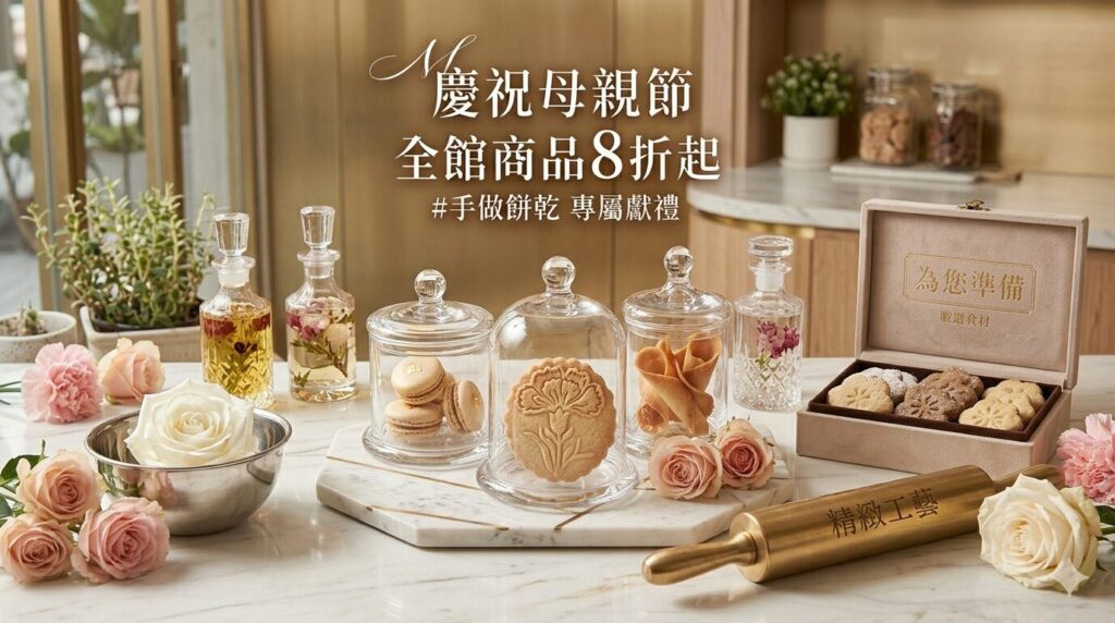 母親節活動, 小雨商城, 手作餅乾
